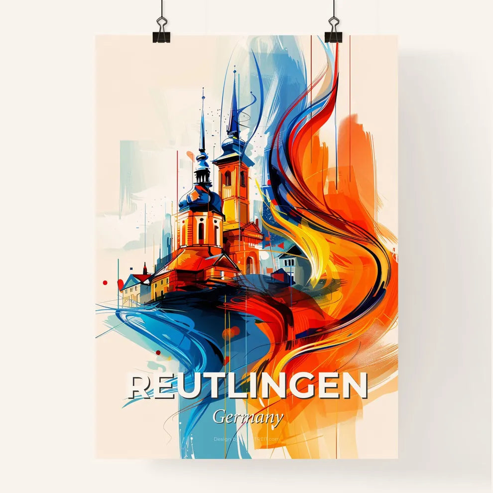 Vibrant Reutlingen, Germany Poster