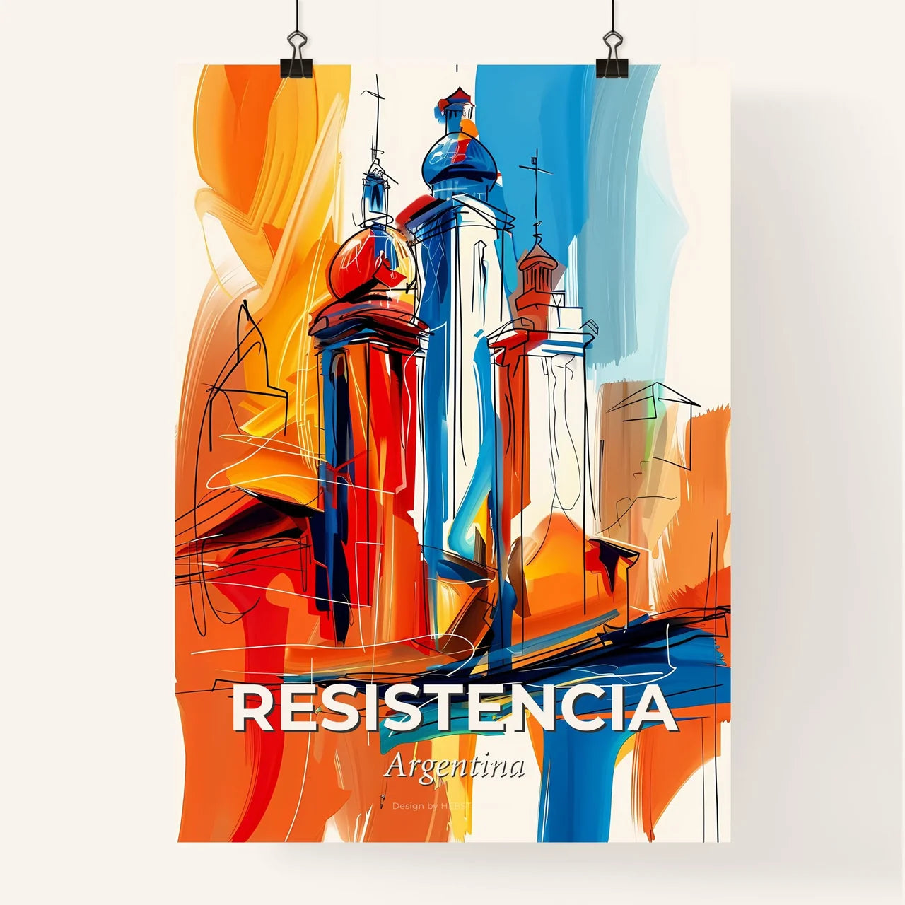 Vibrant Resistencia, Argentina Poster