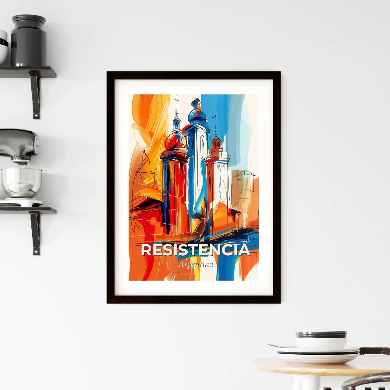 Vibrant Resistencia, Argentina Framed Print