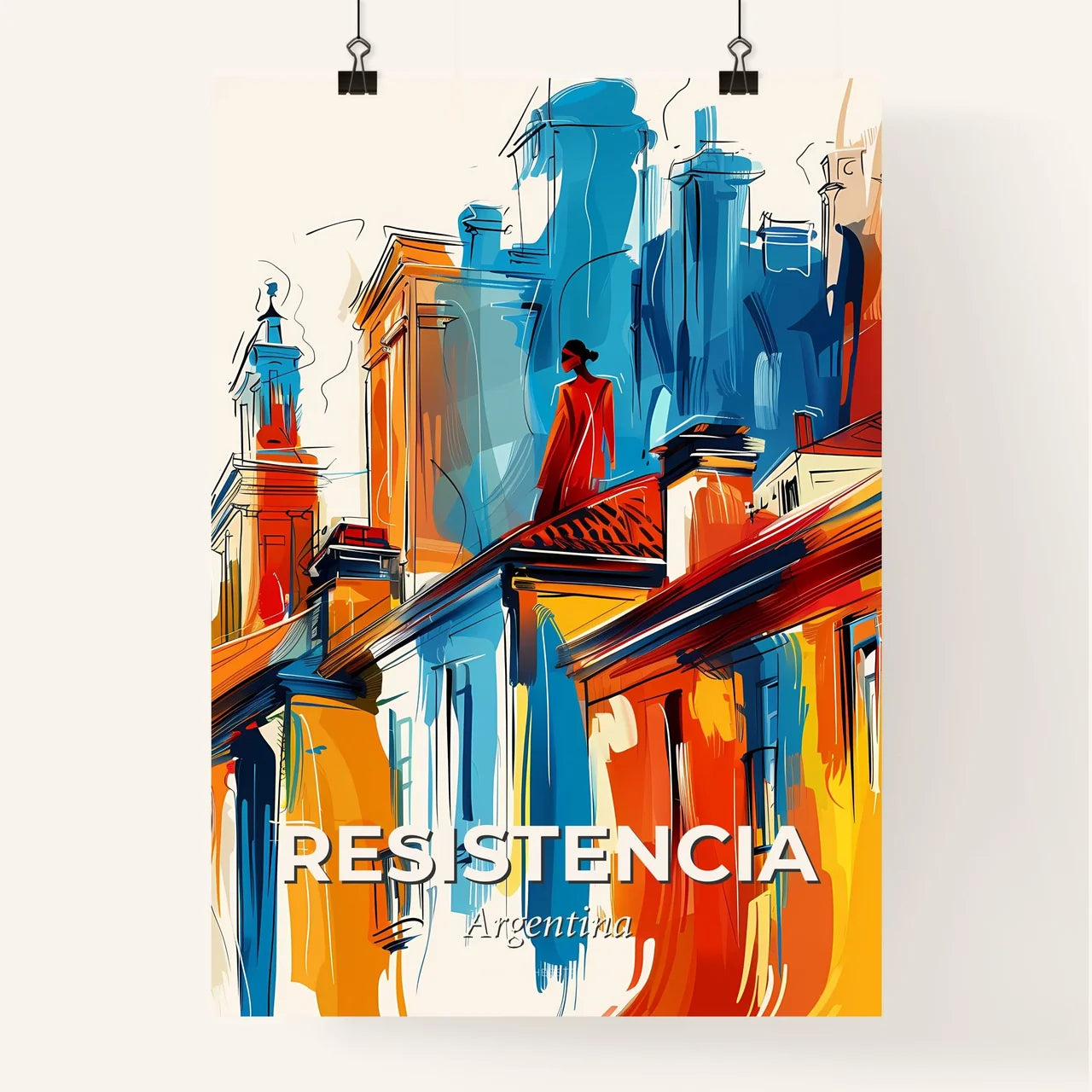 Vibrant Resistencia, Argentina Poster