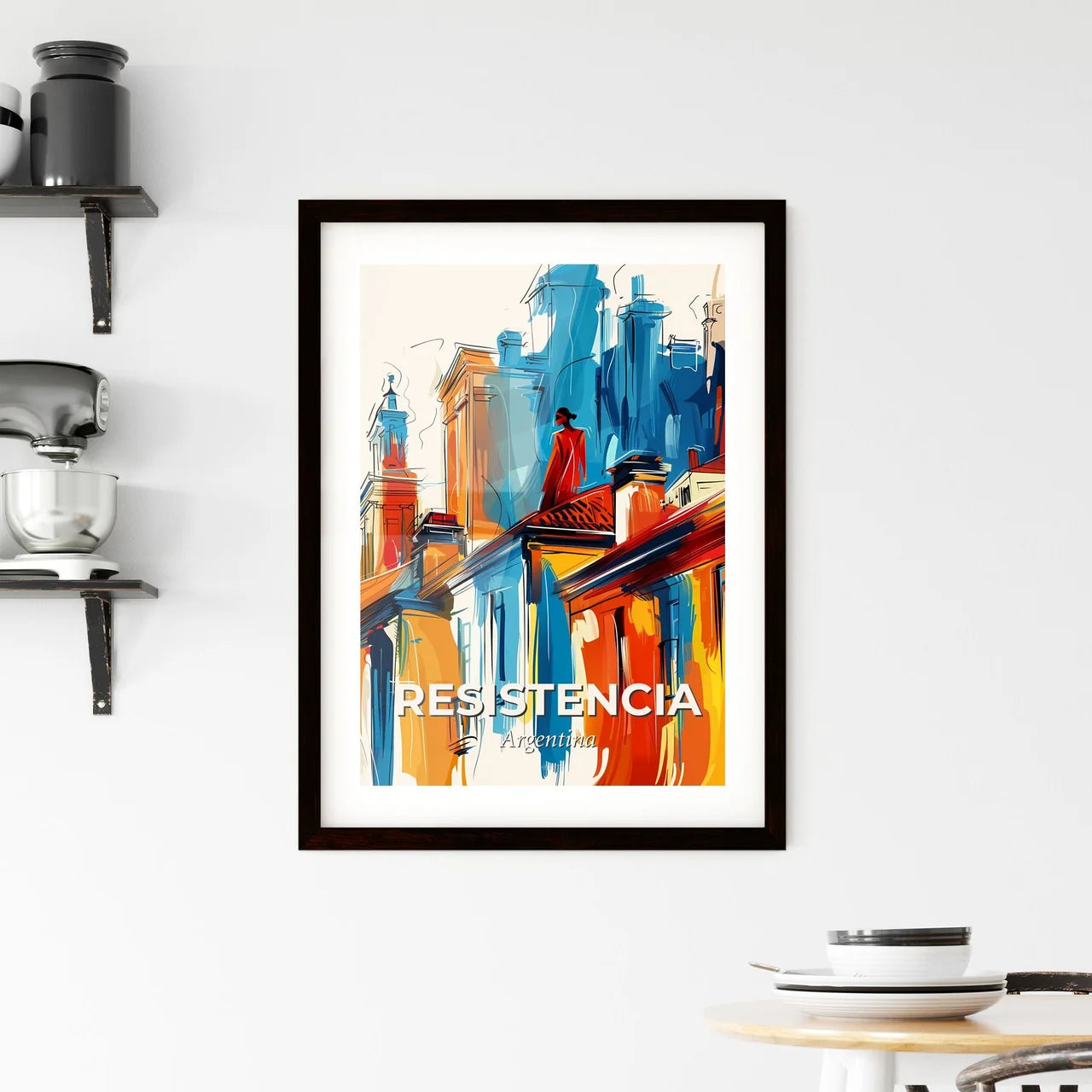 Vibrant Resistencia, Argentina Framed Print