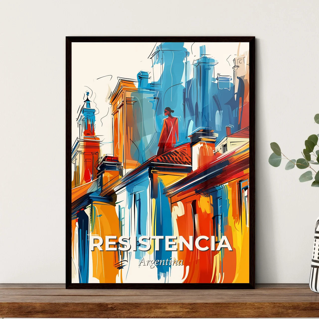 Vibrant Resistencia, Argentina Art Print