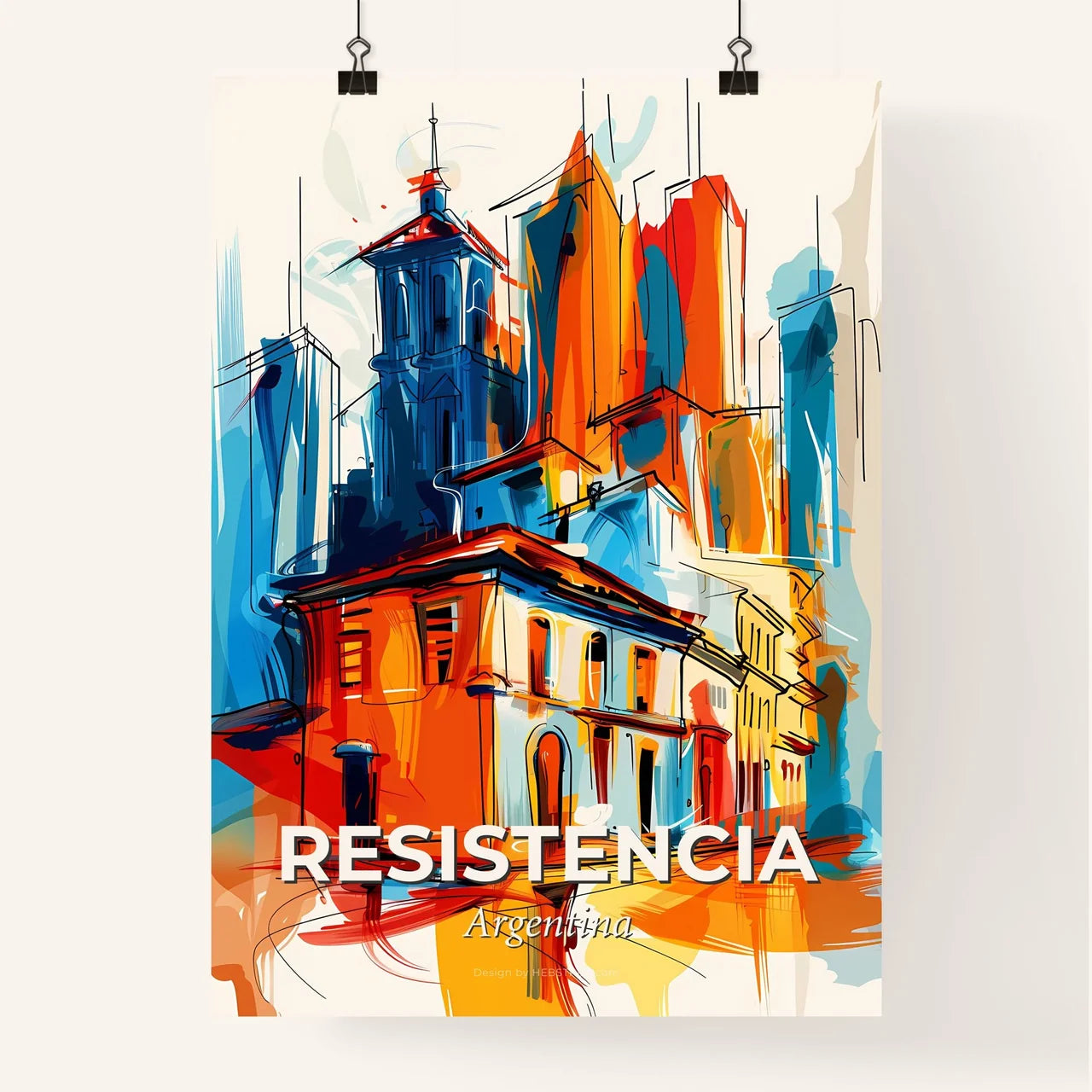 Vibrant Resistencia, Argentina Poster