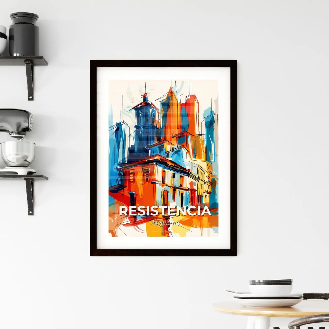 Vibrant Resistencia, Argentina Framed Print
