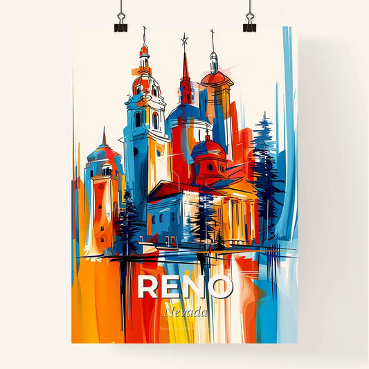 Vibrant Reno, Nevada Poster