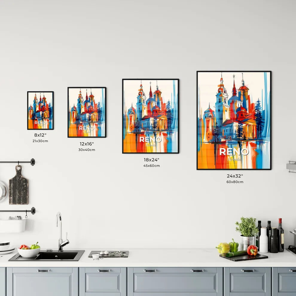 Vibrant Reno, Nevada Kitchen Art