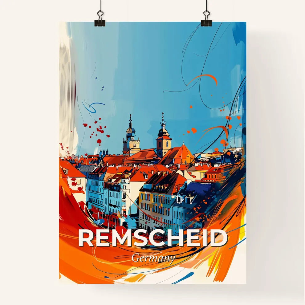 Vibrant Remscheid, Germany Poster
