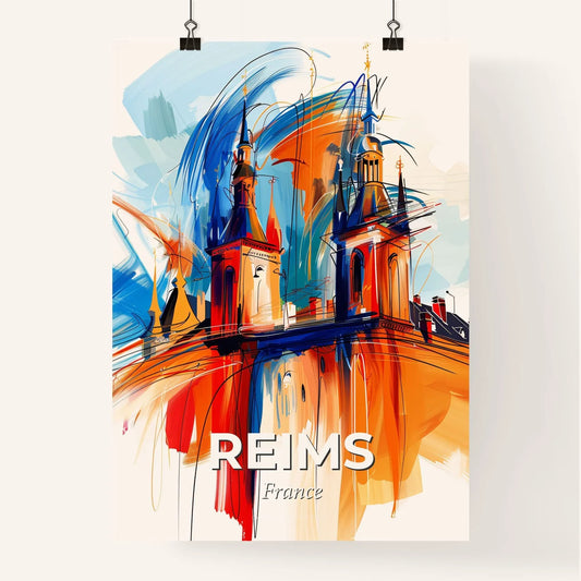 Vibrant Reims, France Poster