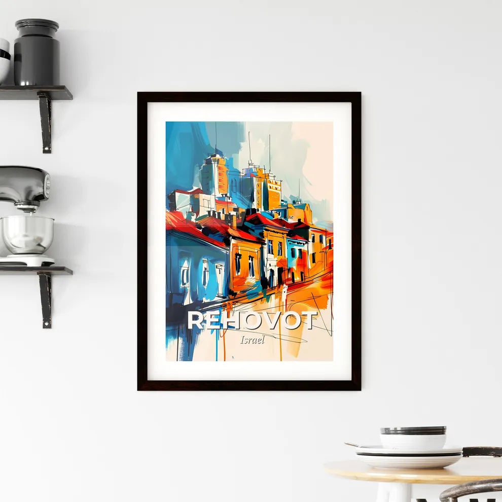 Vibrant Rehovot, Israel Framed Print