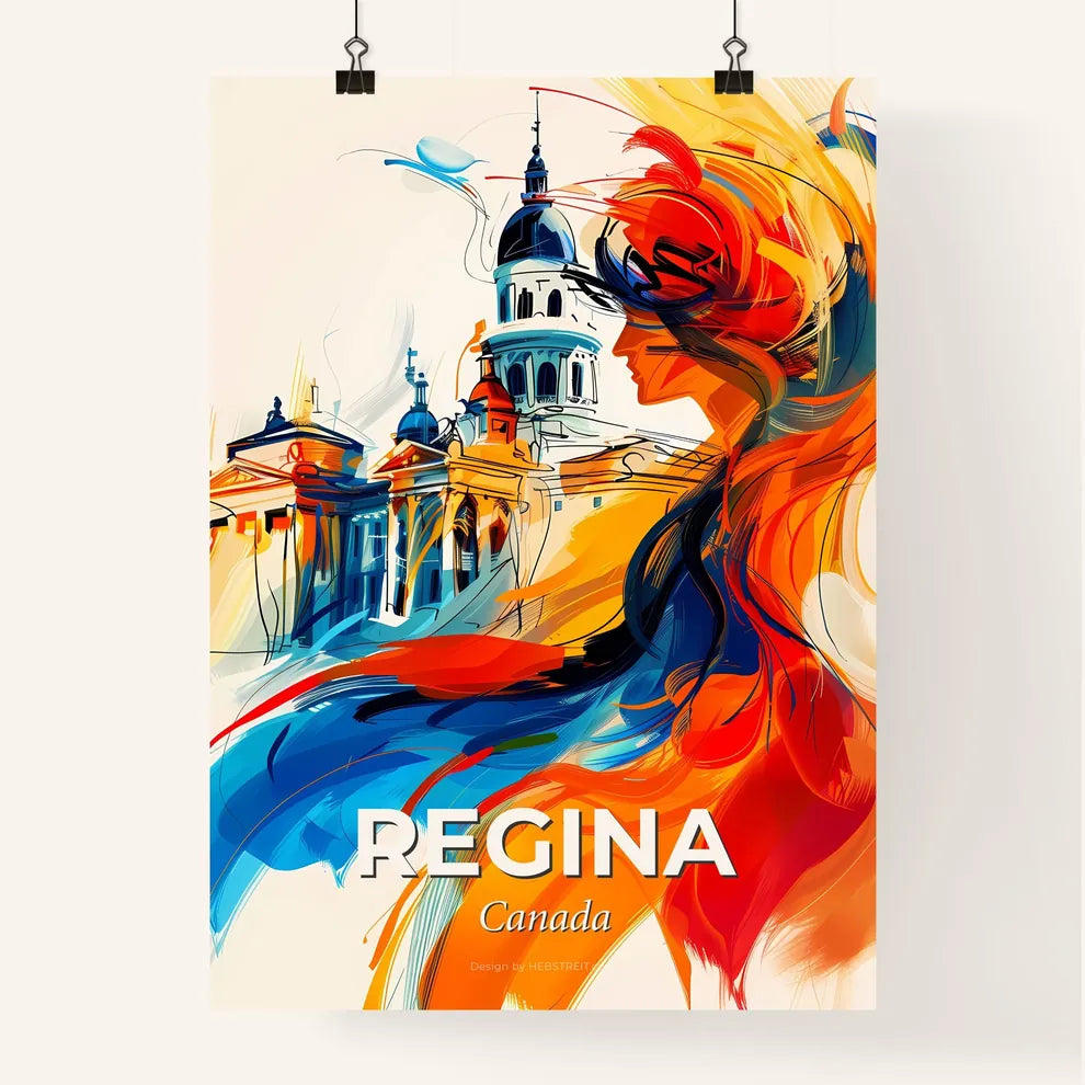 Vibrant Regina, Canada Poster