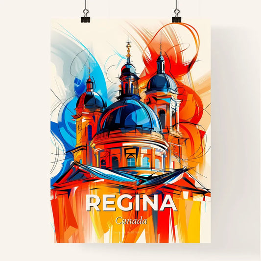 Vibrant Regina, Canada Poster