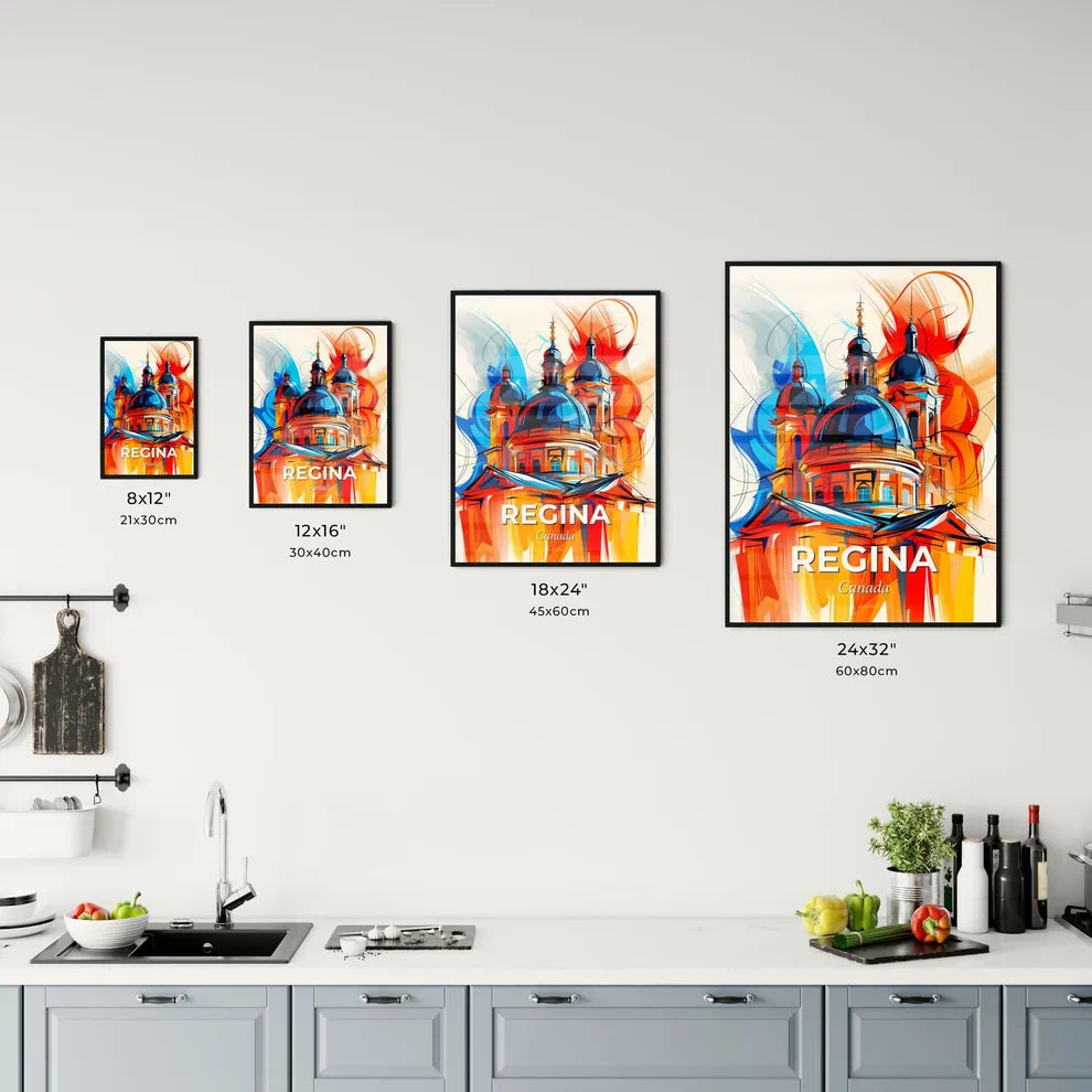 Vibrant Regina, Canada Kitchen Art