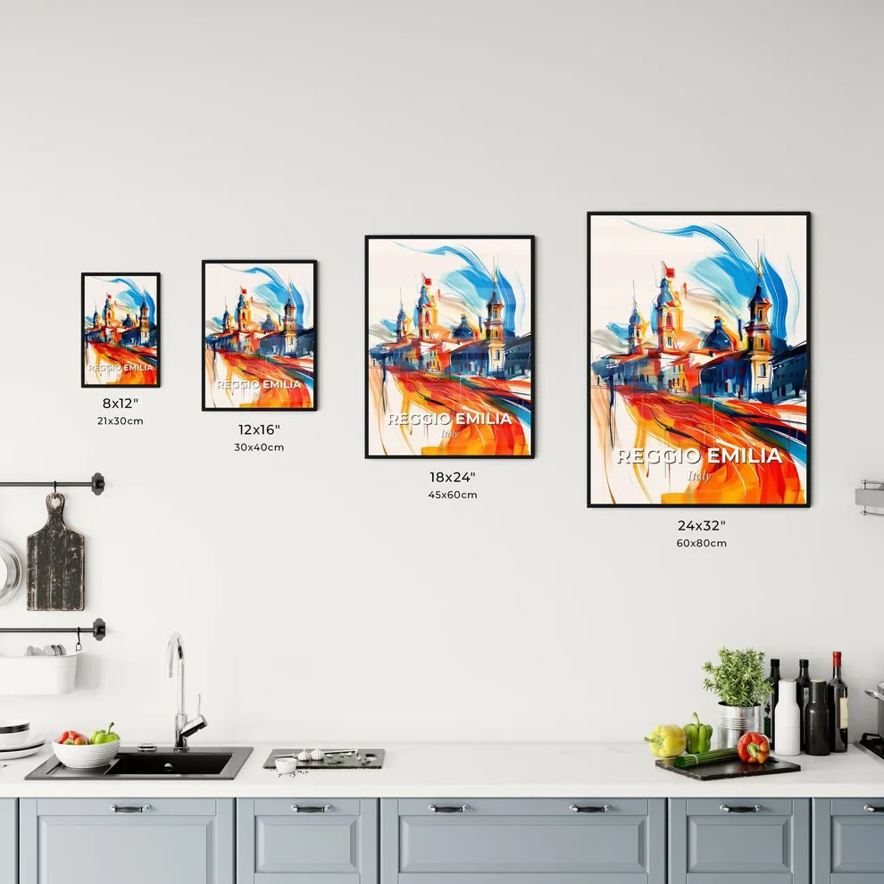 Vibrant Reggio Emilia, Italy Kitchen Art