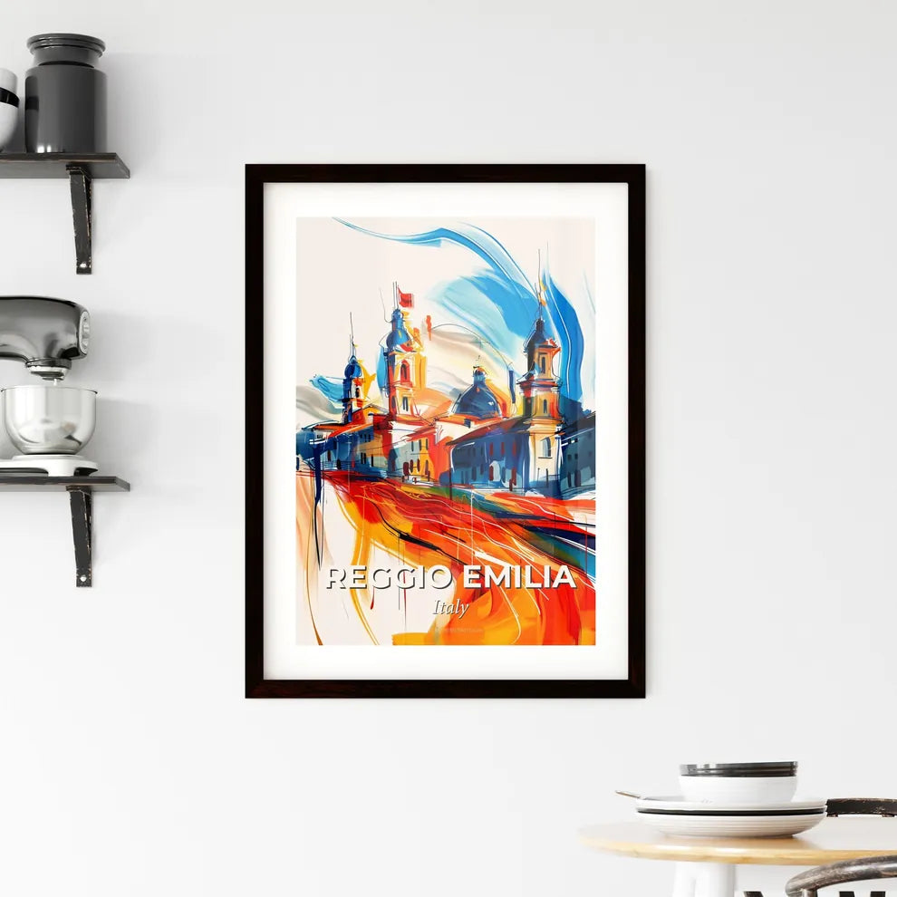 Vibrant Reggio Emilia, Italy Framed Print