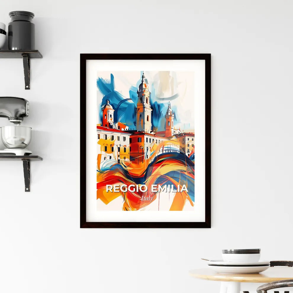 Vibrant Reggio Emilia, Italy Framed Print