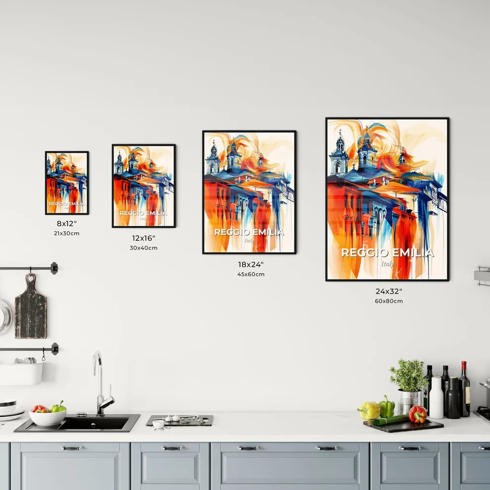 Vibrant Reggio Emilia, Italy Kitchen Art