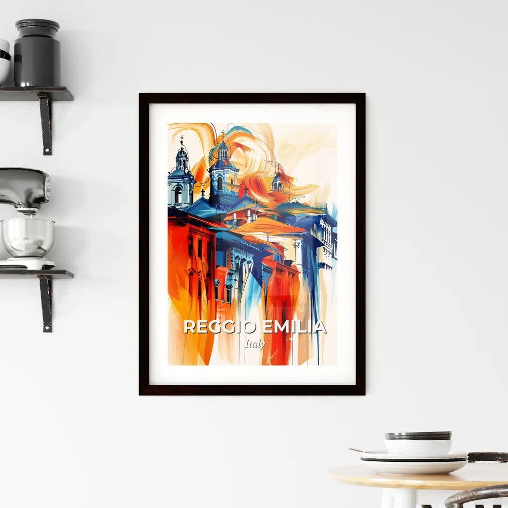 Vibrant Reggio Emilia, Italy Framed Print