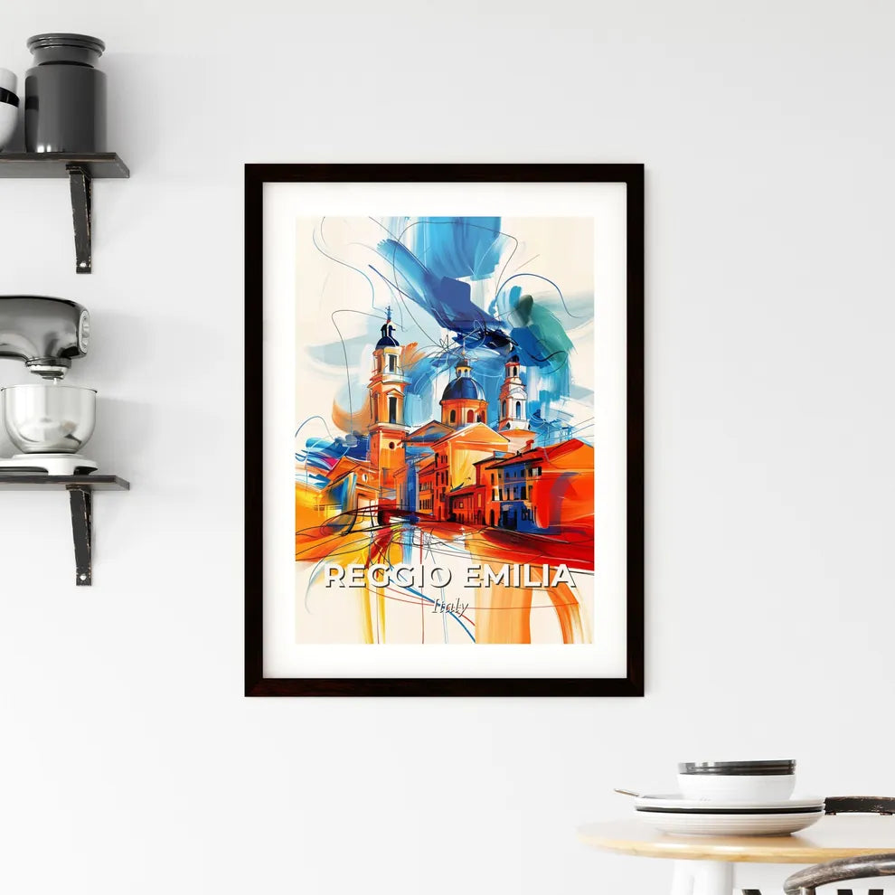 Vibrant Reggio Emilia, Italy Framed Print