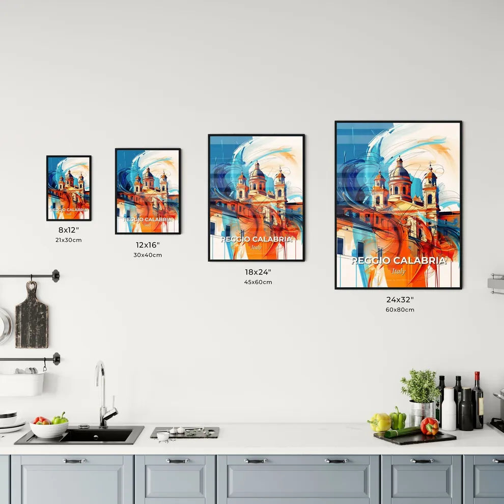 Vibrant Reggio Calabria, Italy Kitchen Art