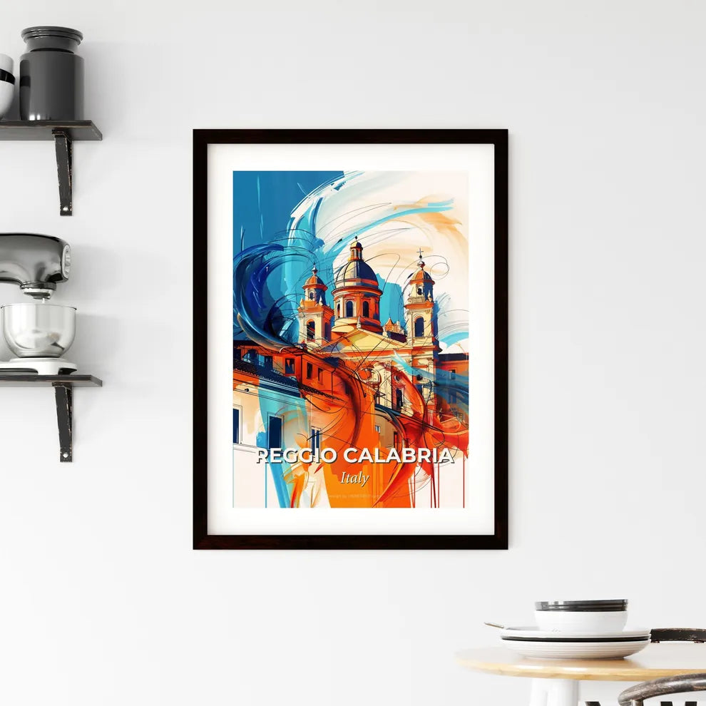 Vibrant Reggio Calabria, Italy Framed Print