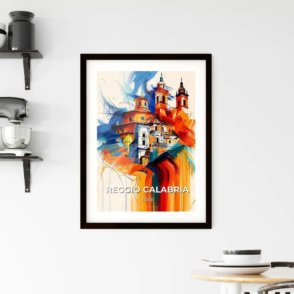 Vibrant Reggio Calabria, Italy Framed Print