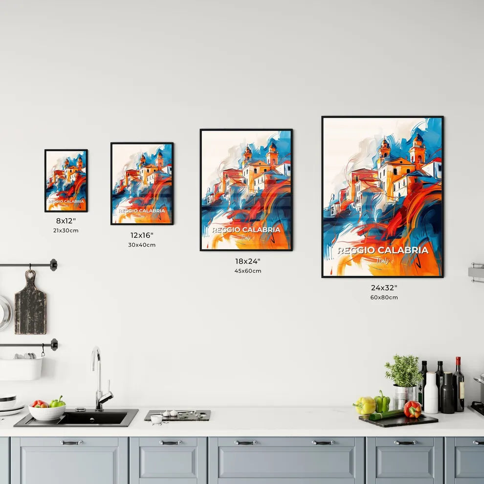 Vibrant Reggio Calabria, Italy Kitchen Art