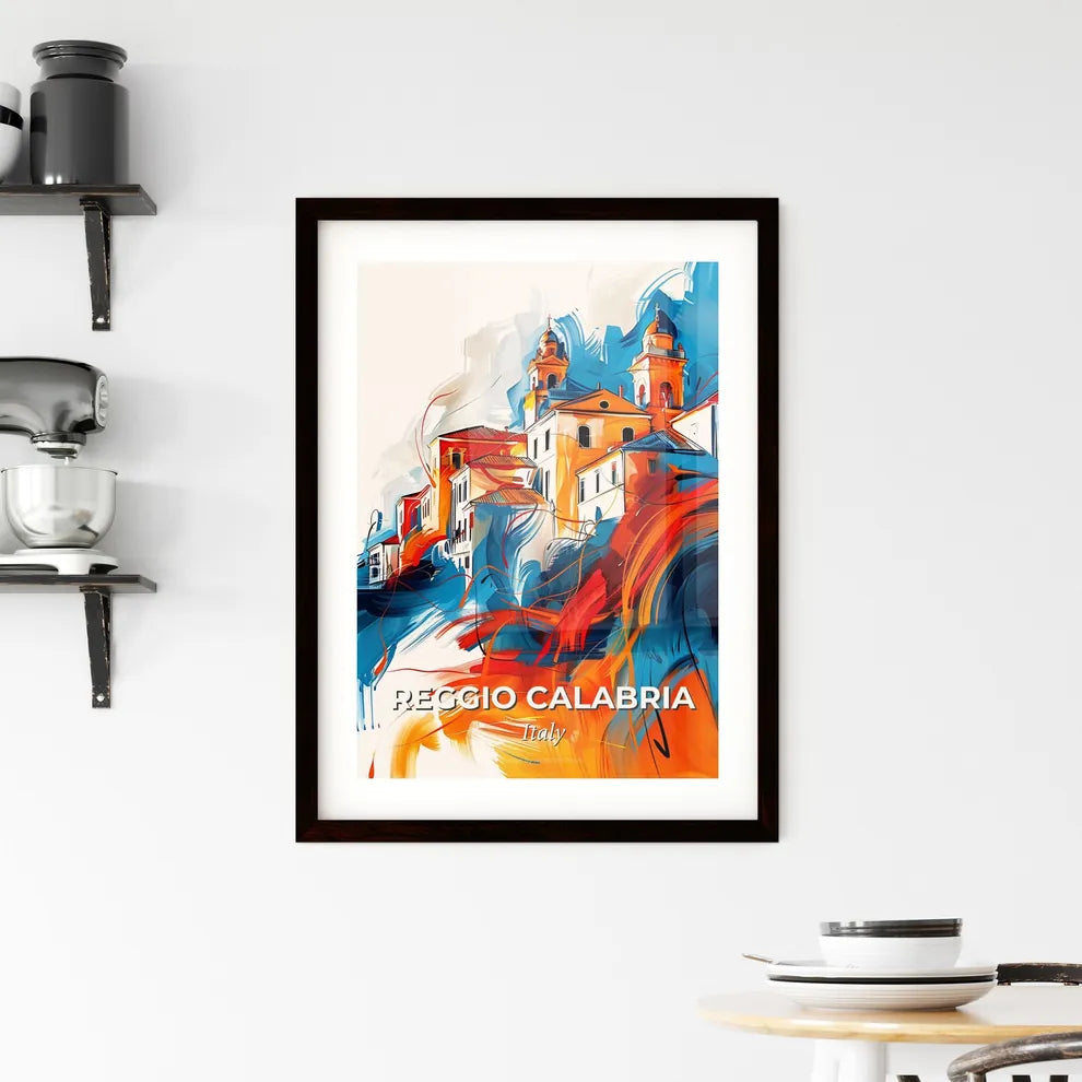 Vibrant Reggio Calabria, Italy Framed Print