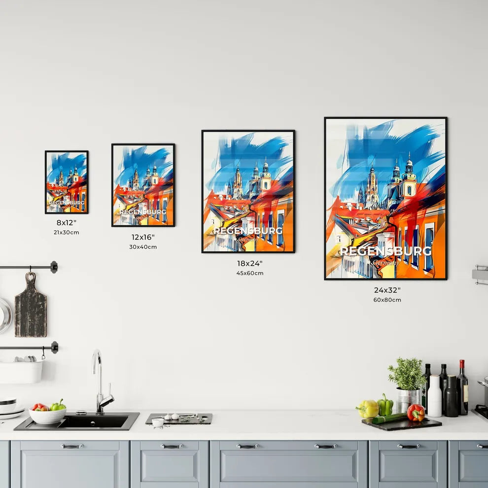 Vibrant Regensburg, Germany Kitchen Art