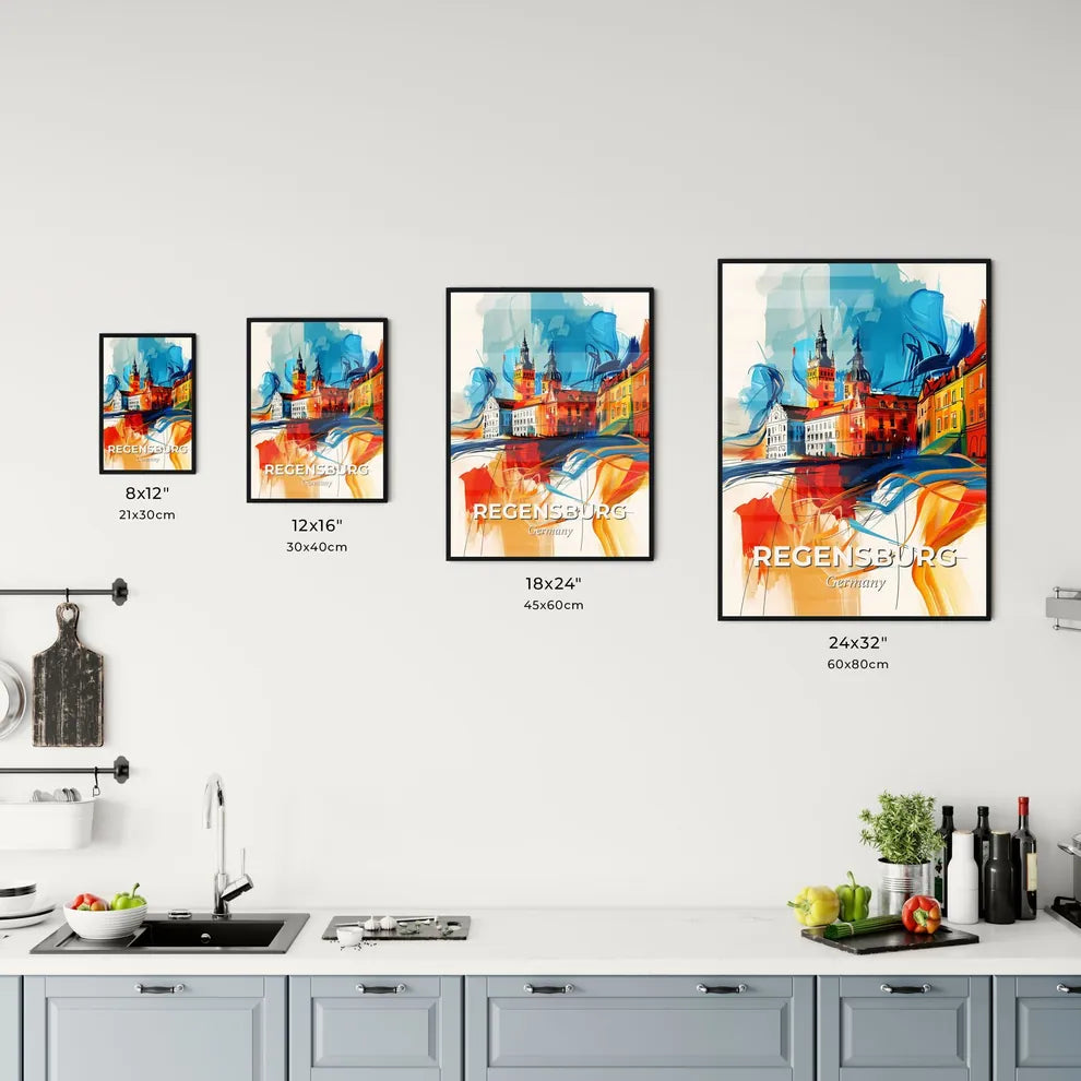 Vibrant Regensburg, Germany Kitchen Art