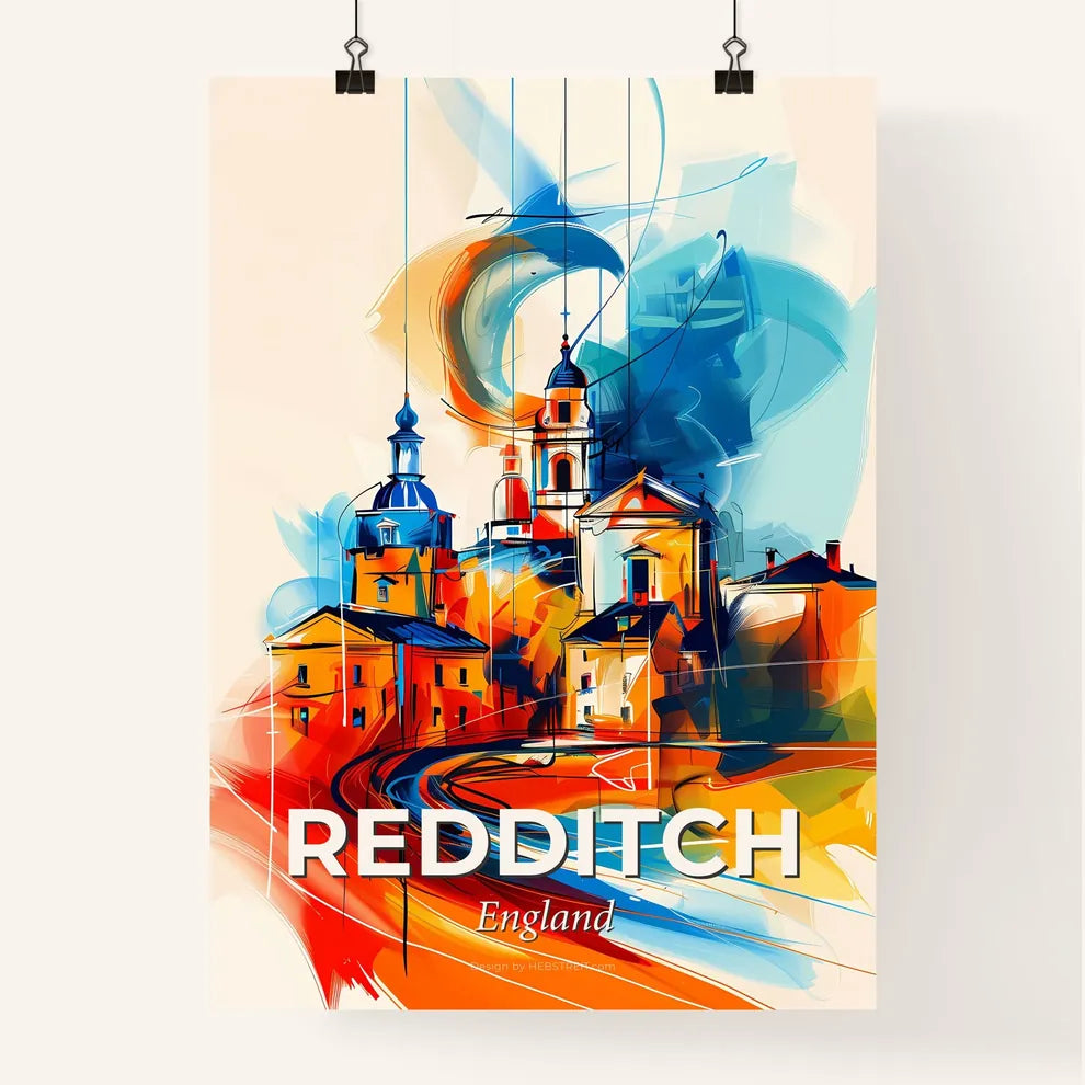 Vibrant Redditch, England Poster