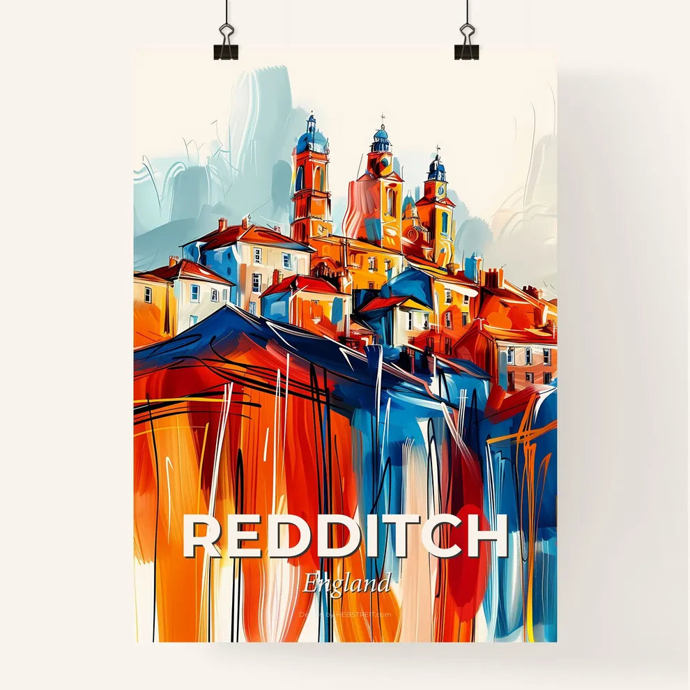 Vibrant Redditch, England Poster