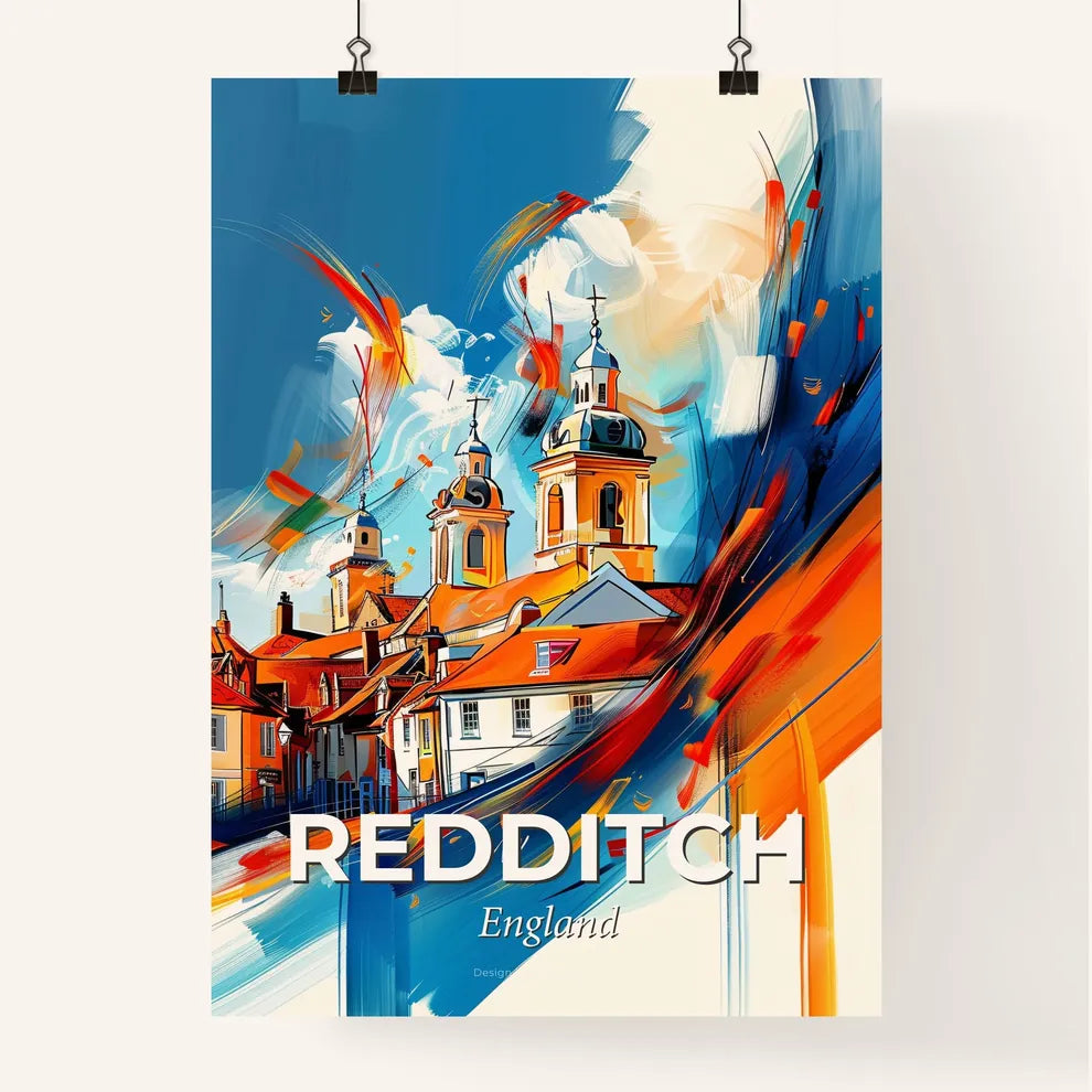 Vibrant Redditch, England Poster
