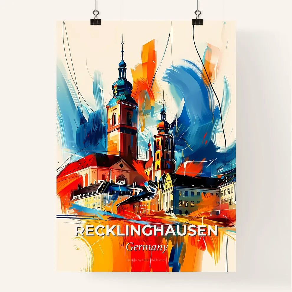 Vibrant Recklinghausen, Germany Poster
