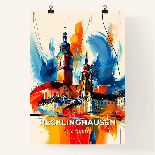 Vibrant Recklinghausen, Germany Poster