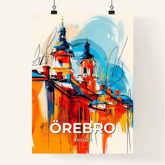 Vibrant Örebro, Sweden Poster