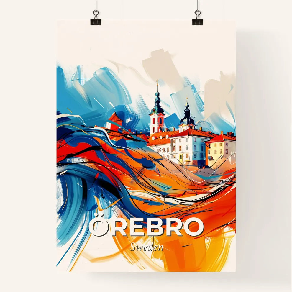 Vibrant Örebro, Sweden Poster
