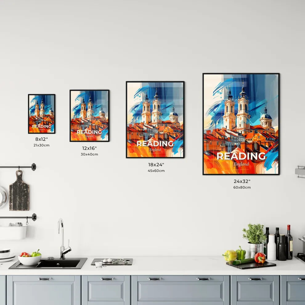 Vibrant Reading, England Kitchen Art