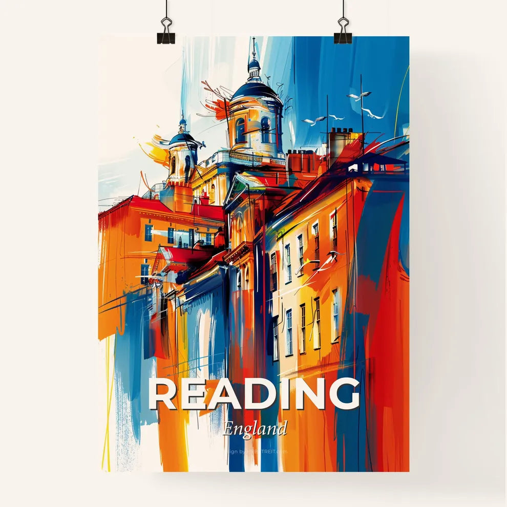 Vibrant Reading, England Poster