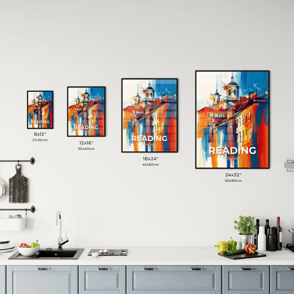 Vibrant Reading, England Kitchen Art