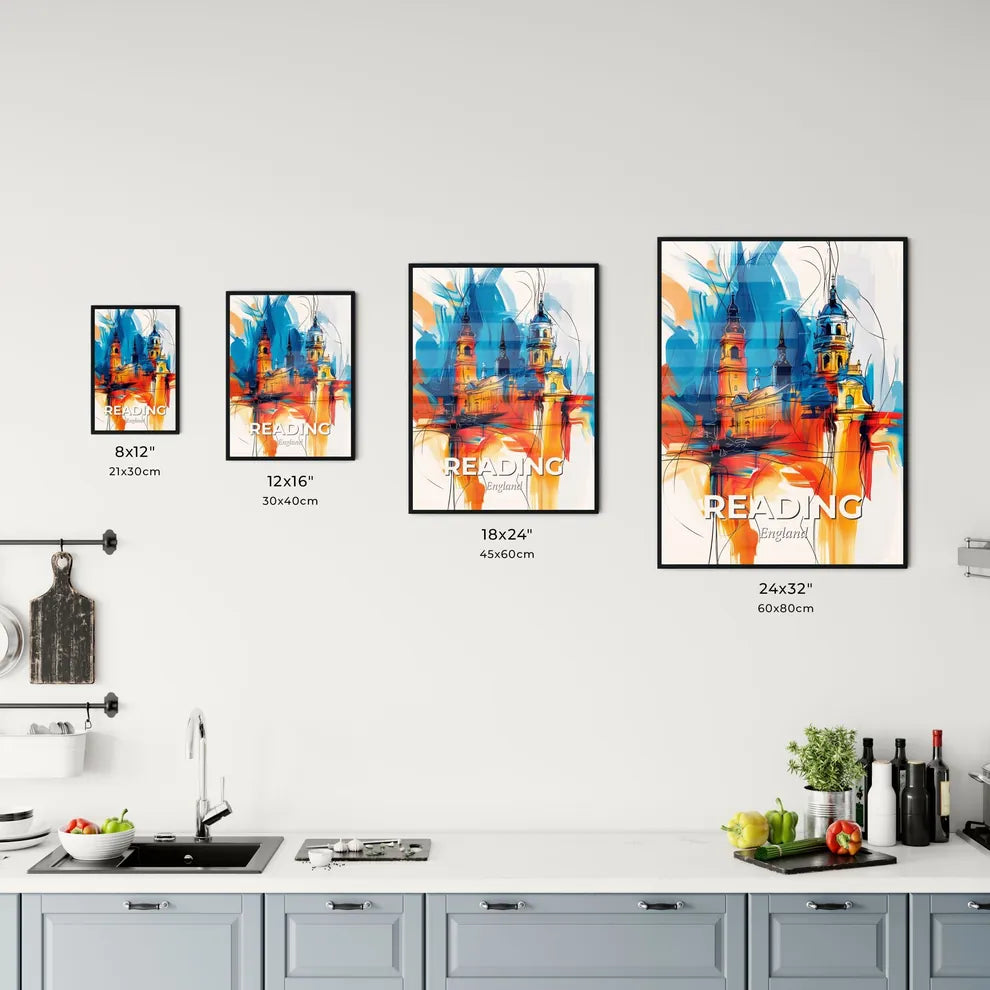 Vibrant Reading, England Kitchen Art