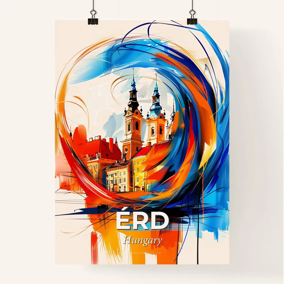 Vibrant Érd, Hungary Poster