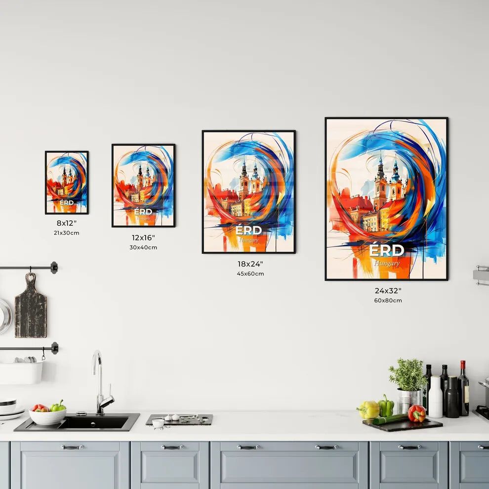 Vibrant Érd, Hungary Kitchen Art