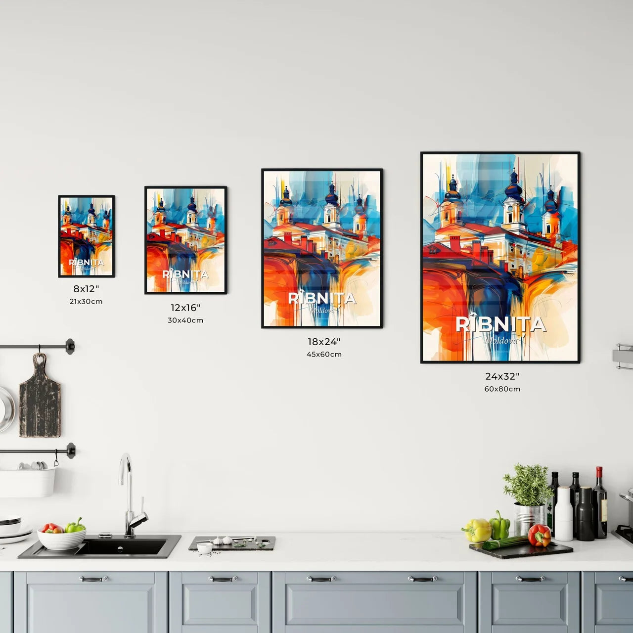 Vibrant Rîbnița, Moldova Kitchen Art