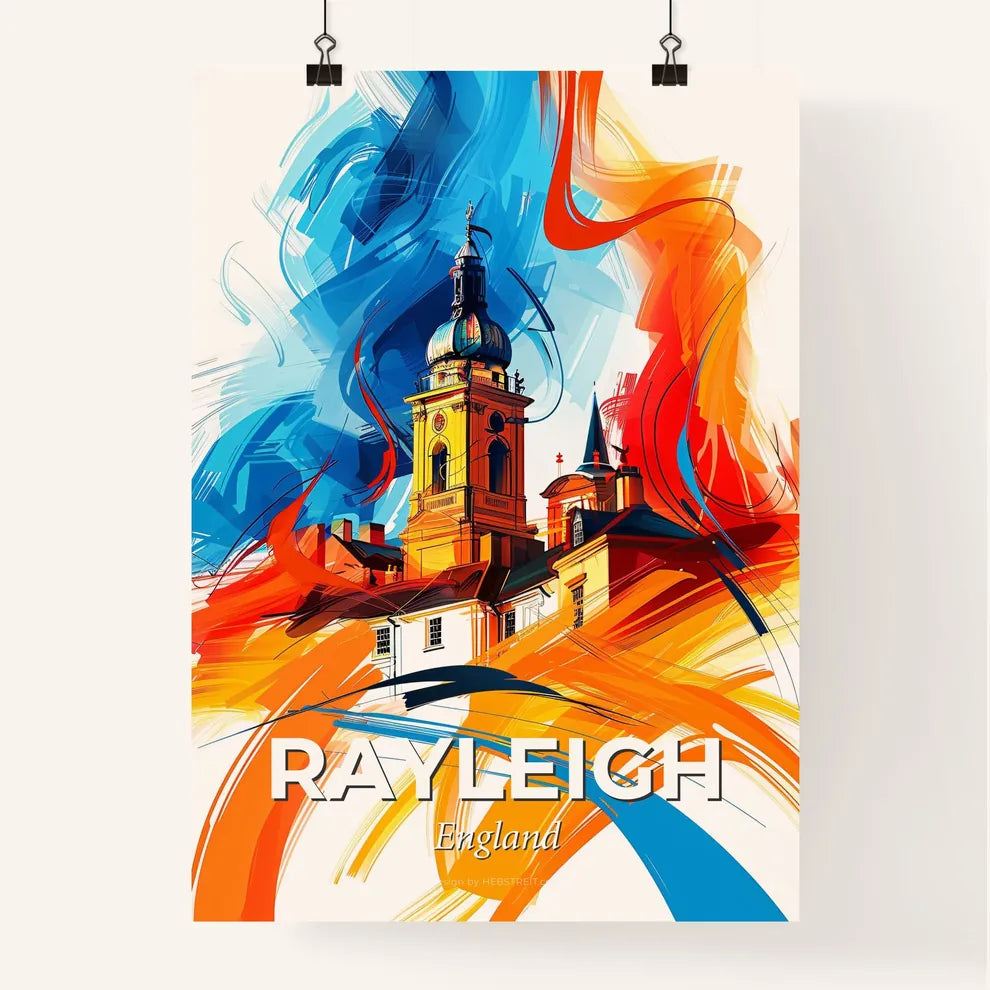 Vibrant Rayleigh, England Poster