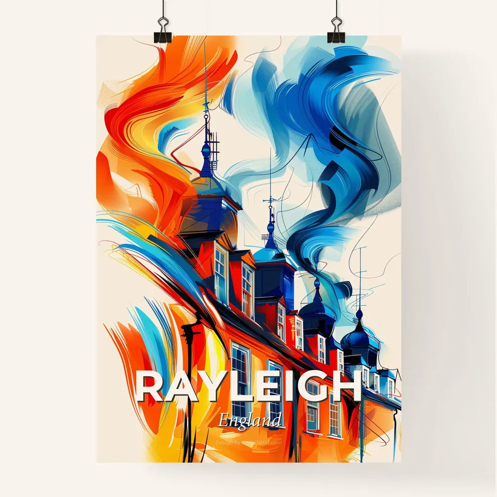 Vibrant Rayleigh, England Poster