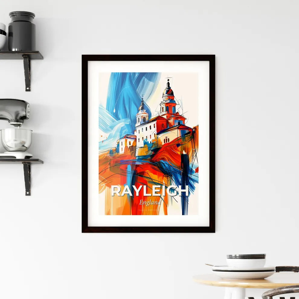 Vibrant Rayleigh, England Framed Print