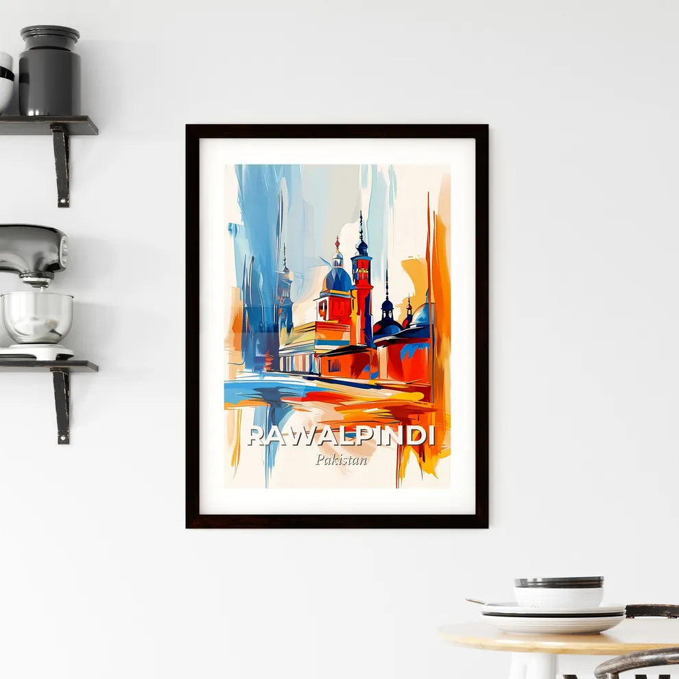 Vibrant Rawalpindi, Pakistan Framed Print