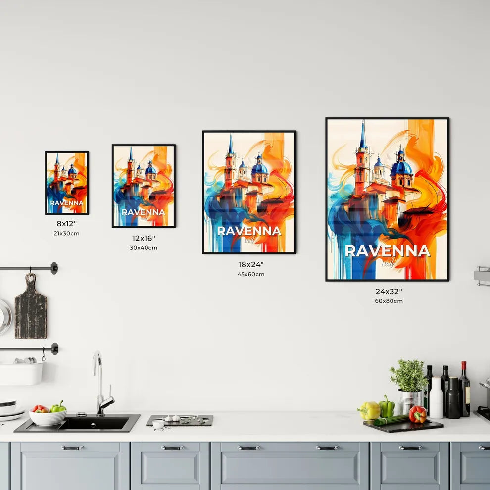 Vibrant Ravenna, Italy Kitchen Art