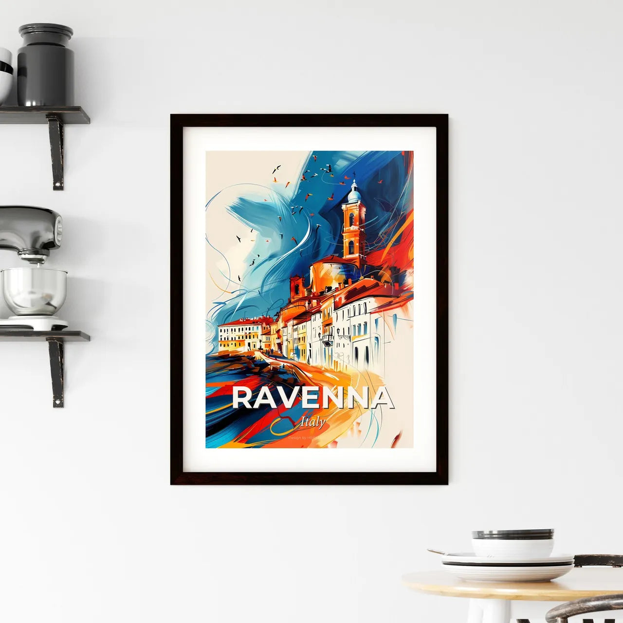 Vibrant Ravenna, Italy Framed Print