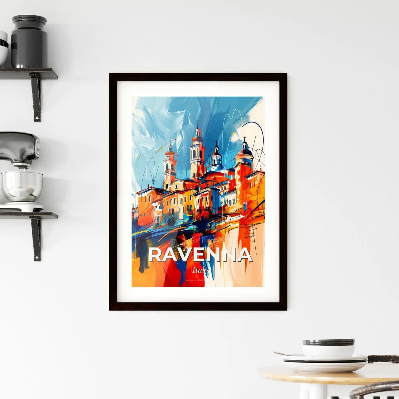 Vibrant Ravenna, Italy Framed Print